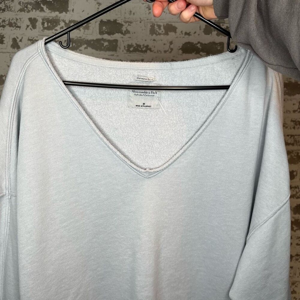 Abercrombie & Fitch | women purple cropped sweatshirt